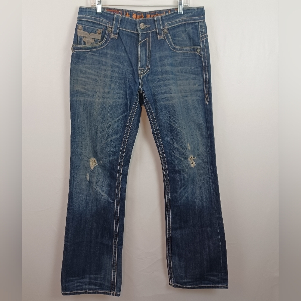 MENS Rock Revival Paul Bootcut Jeans